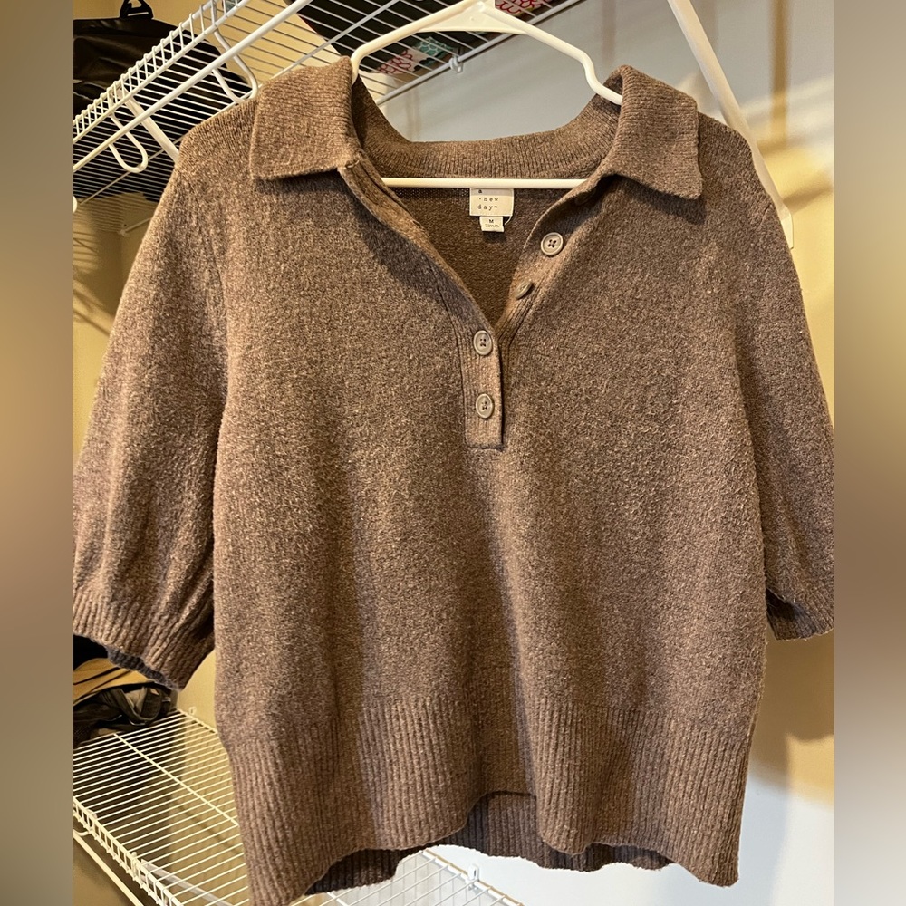 A New Day short sleeve sweater - size M